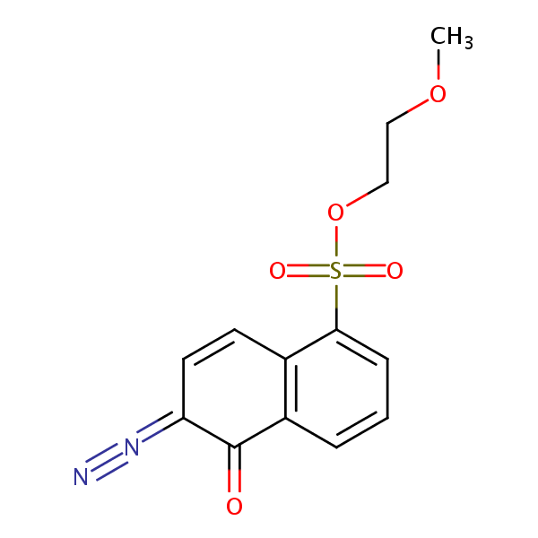 Naphthalenesulfonic Acid Diazo Dihydro Oxo Methoxyethyl