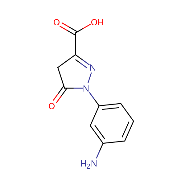 1H Pyrazole 3 Carboxylic Acid 1 3 Aminophenyl 4 5 Dihydro 5 Oxo