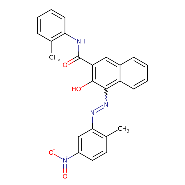 2 Naphthalenecarboxamide 3 Hydroxy 4 2 Methyl 5 Nitrophenyl Azo N