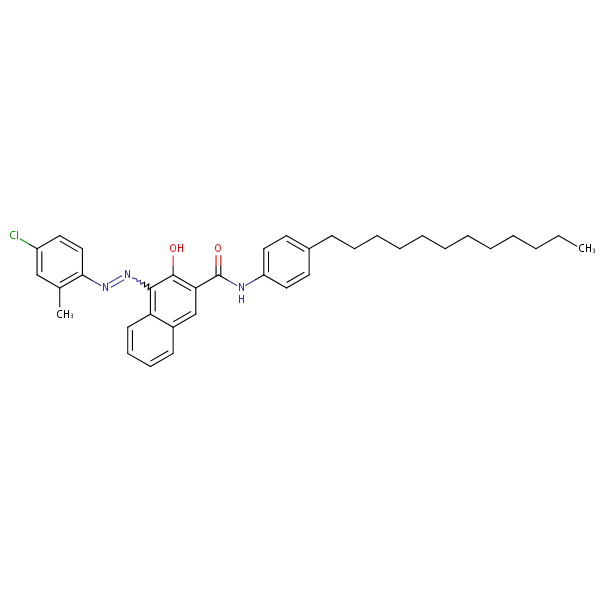 Naphthalenecarboxamide Chloro Methylphenyl Azo N