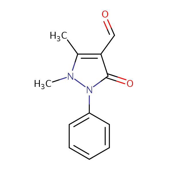 2 3 Dihydro 1 5 Dimethyl 3 Oxo 2 Phenyl 1H Pyrazole 4 Carbaldehyde