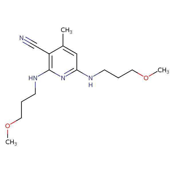 2 6 Bis 3 Methoxypropyl Amino 4 Methylnicotinonitrile SIELC