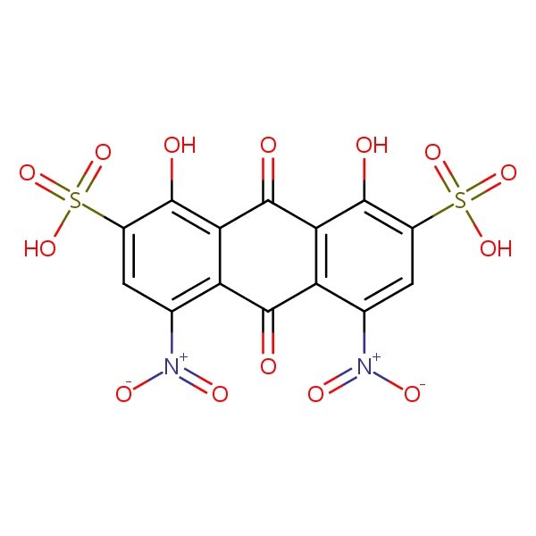 2 7 Anthracenedisulfonic Acid 9 10 Dihydro 1 8 Dihydroxy 4 5 Dinitro 9