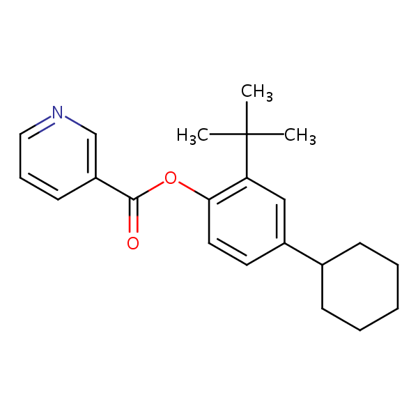 Pyridinecarboxylic Acid Cyclohexyl Dimethylethyl Phenyl