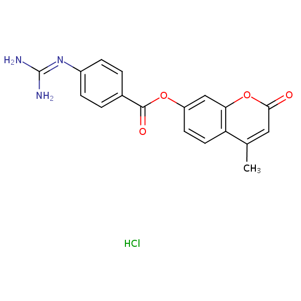 Methyl Oxo H Benzopyran Yl Guanidinobenzoate