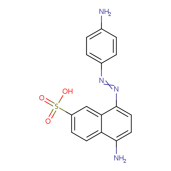 5 Amino 8 2 4 Aminophenyl Diazenyl 2 Naphthalenesulfonic Acid