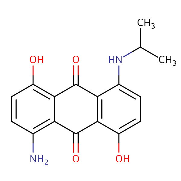 9 10 Anthracenedione 1 Amino 4 8 Dihydroxy 5 1 Methylethyl Amino