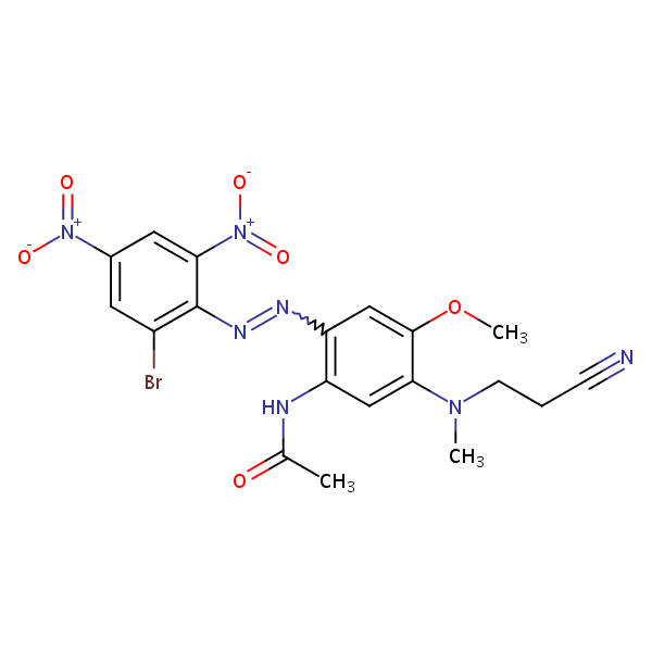 Acetamide N Bromo Dinitrophenyl Azo Cyanoethyl