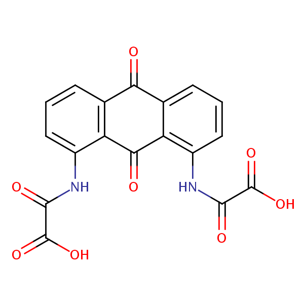 Acetic Acid 2 2’ [ 9 10 Dihydro 9 10 Dioxo 1 8 Anthracenediyl Diimino]bis[2 Oxo Sielc