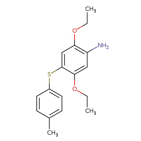 Benzenamine, 2,5-diethoxy-4-[(4-methylphenyl)thio]- | SIELC Technologies