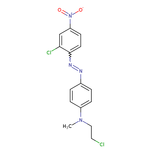 Benzenamine N 2 Chloroethyl 4 2 Chloro 4 Nitrophenyl Azo N Methyl