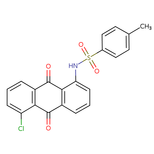 N 5 Chloro 9 10 Dihydro 9 10 Dioxo 1 Anthryl P Toluenesulphonamide Sielc Technologies