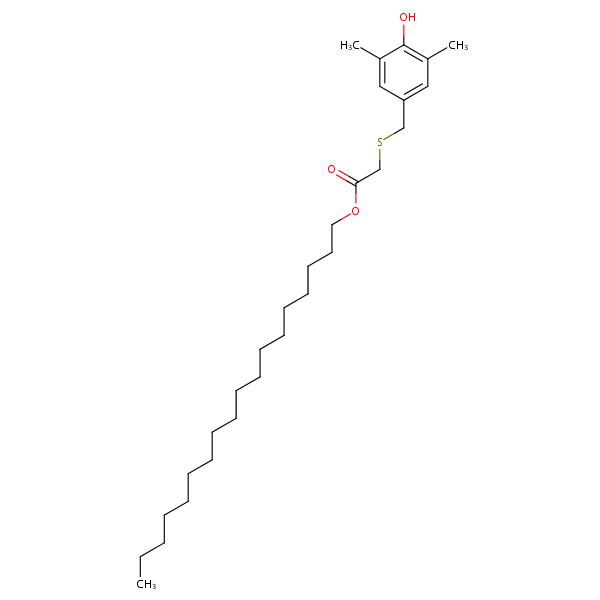 Octadecyl 4 Hydroxy 3 5 Dimethylphenyl Methyl Thio Acetate SIELC