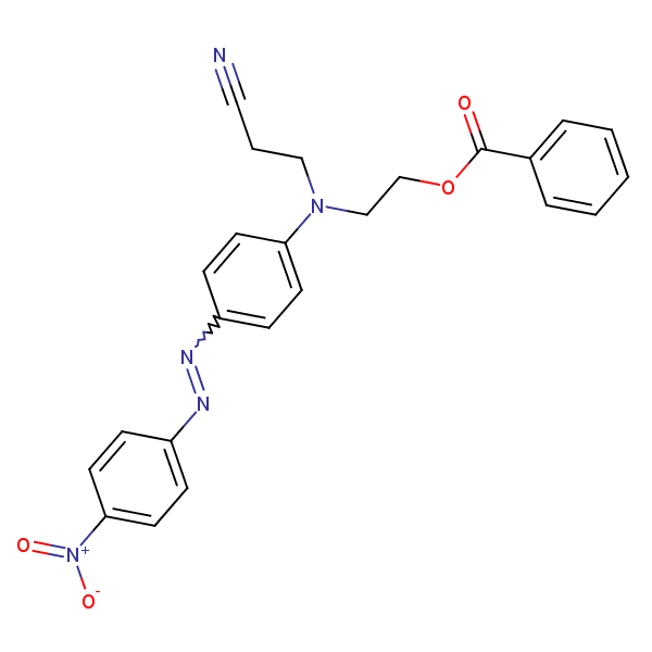 Propanenitrile 3 2 Benzoyloxy Ethyl 4 4 Nitrophenyl Azo Phenyl