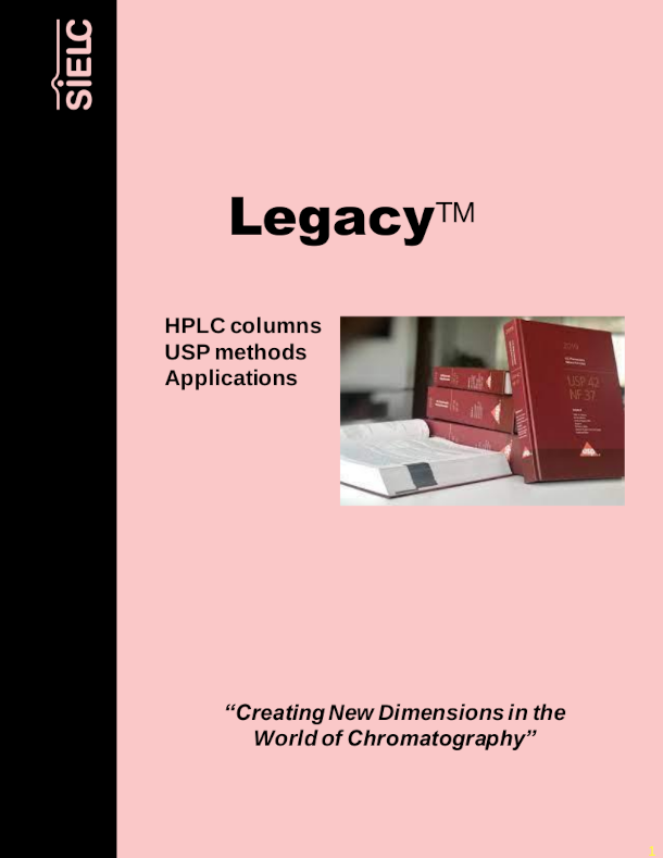Legacy™ – HPLC Columns. USP Methods. Applications