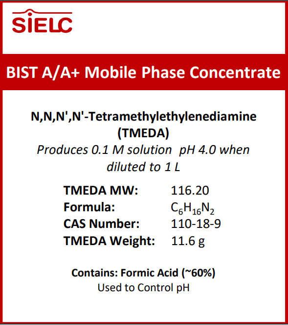 BIST A A Mobile Phase Concentrate TMEDA SIELC Technologies