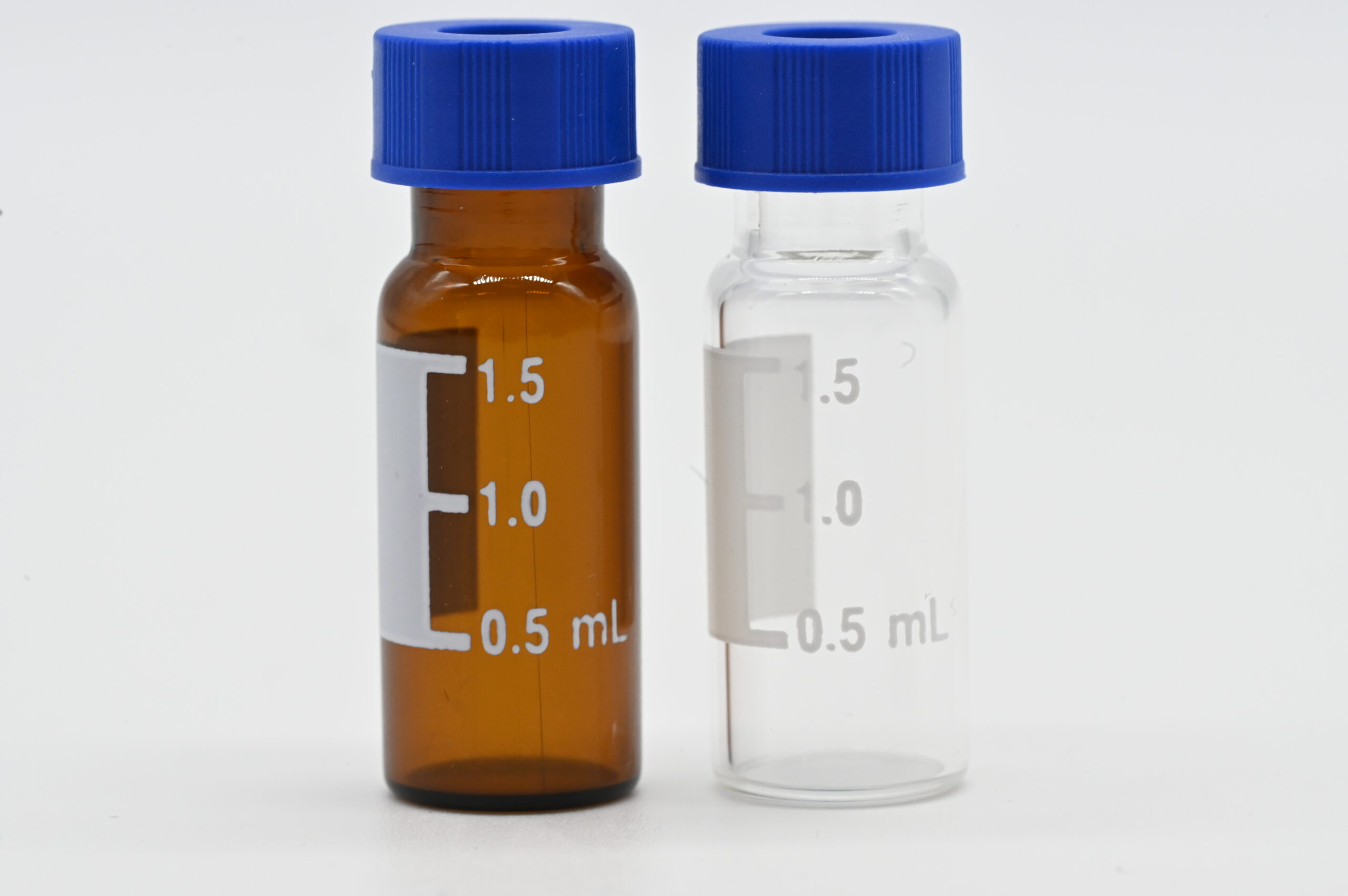 Clear/Amber glass vials HPLC