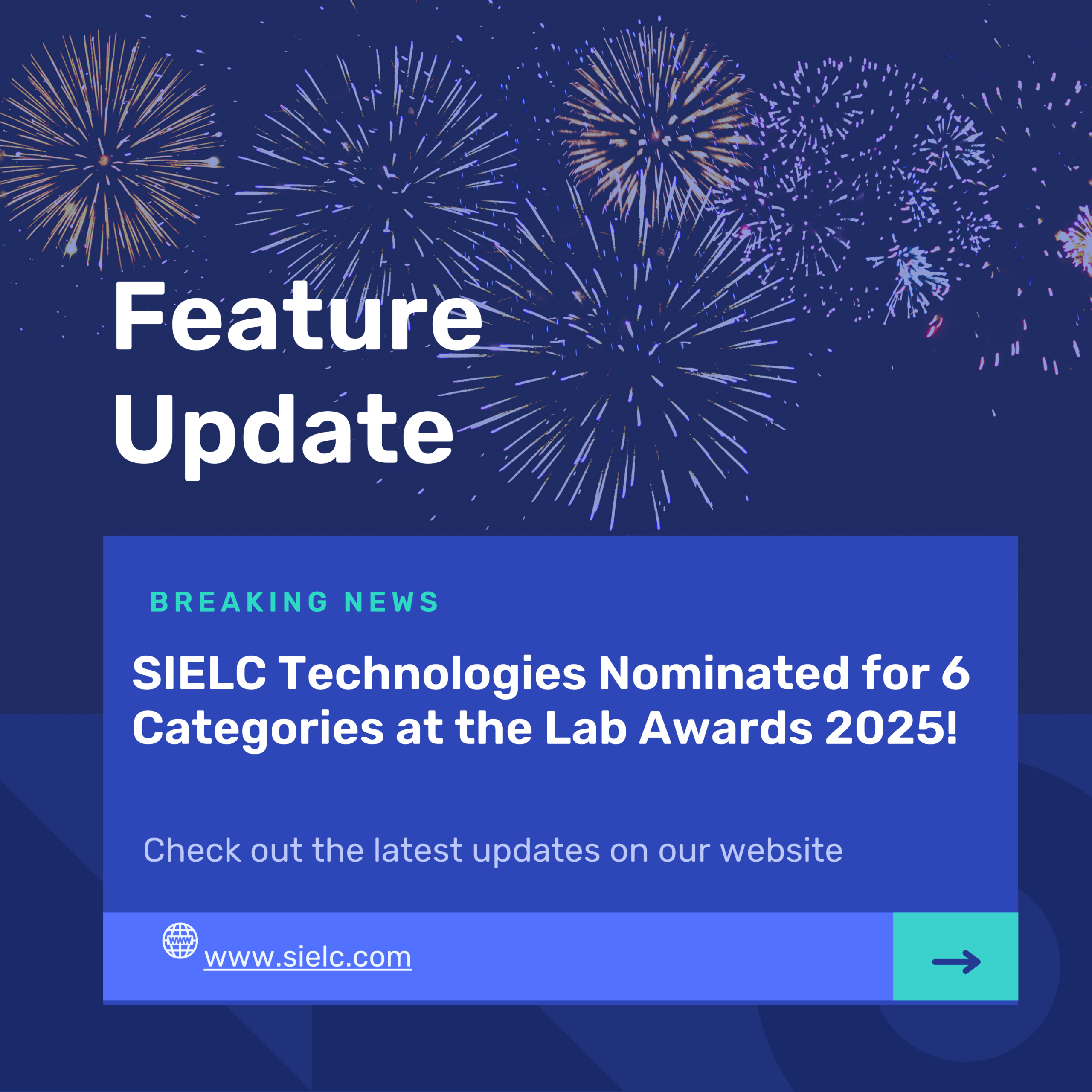 SIELC Technologies Nominated for 6 Categories at the Lab Awards 2025!
