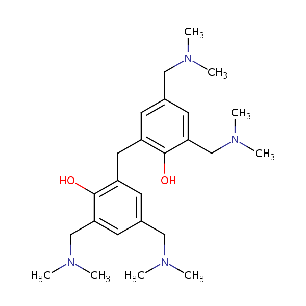 2 2’ Methylenebis 4 6 Bis Dimethylamino Methyl Phenol Sielc Technologies