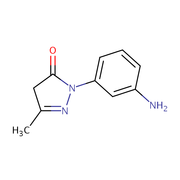 3H-Pyrazol-3-one, 2-(3-aminophenyl)-2,4-dihydro-5-methyl- | SIELC