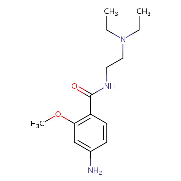 4-Amino-N-(2-(diethylamino)ethyl)-2-methoxybenzamide | SIELC Technologies