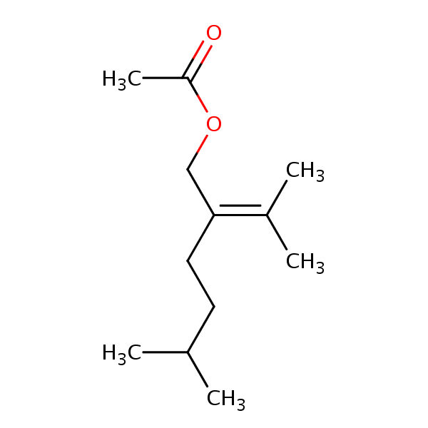 4-Hexen-1-ol, 5-methyl-2-(1-methylethylidene)-, acetate, dihydro deriv ...