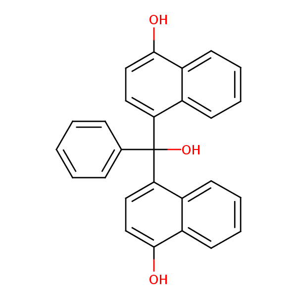 4-Hydroxy-alpha-(4-hydroxynaphthyl)-alpha-phenylnaphthalene-1-methanol ...