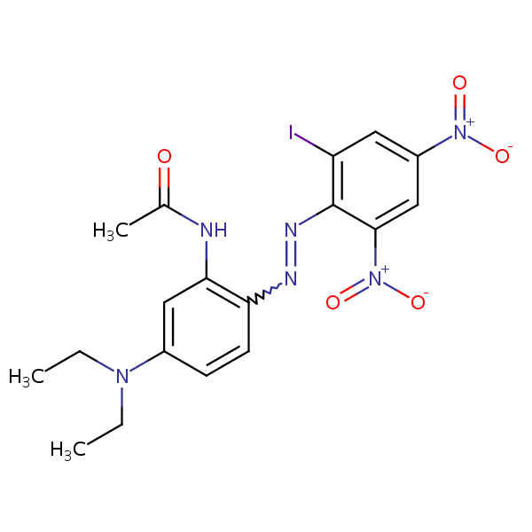 Acetamide, N-[5-(diethylamino)-2-[(2-iodo-4,6-dinitrophenyl)azo]phenyl ...