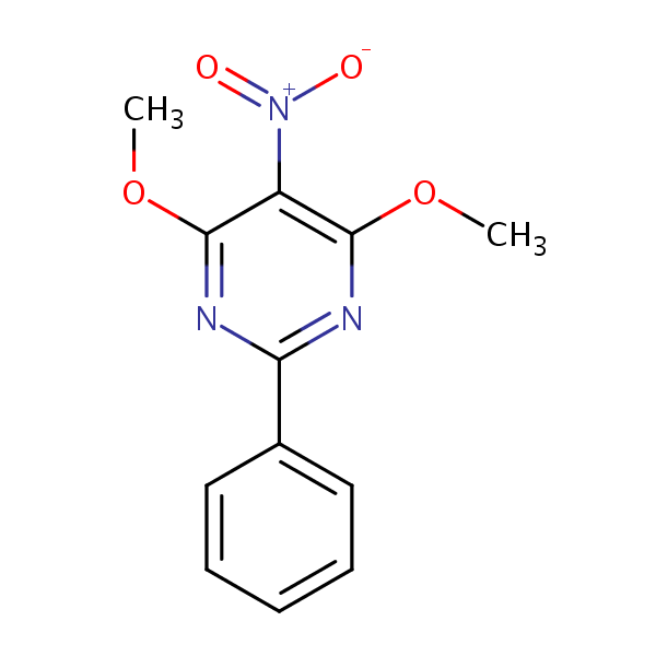 Pyrimidine, 4,6-dimethoxy-5-nitro-2-phenyl- | SIELC Technologies